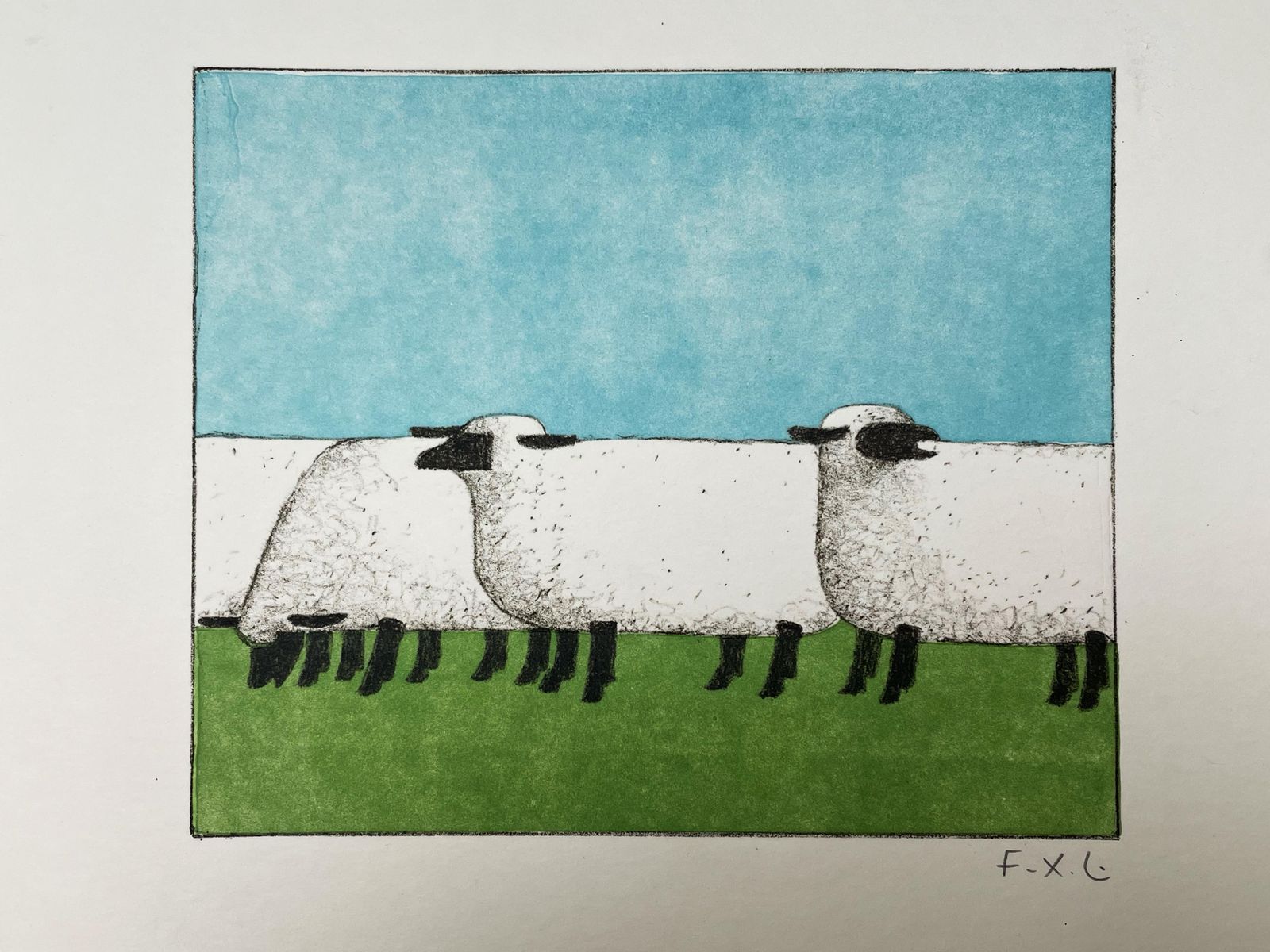 François Xavier Lalannefrançois Xavier Lalanne, Sheeps (Les Moutons), Rare Original Print, 20042004