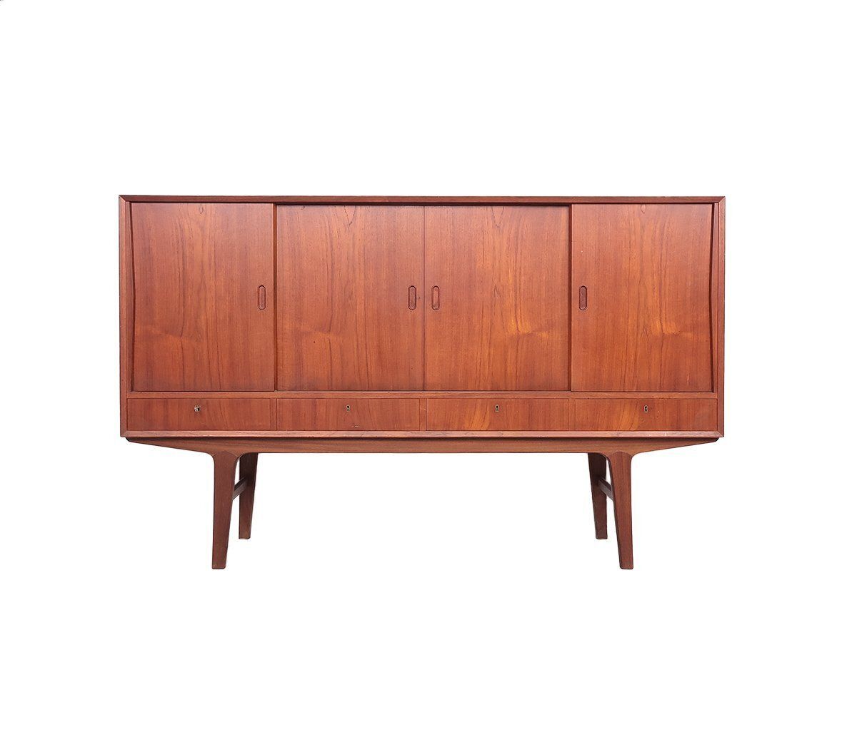 Vintage Danish Teak Highboard, 1960s photo furniture