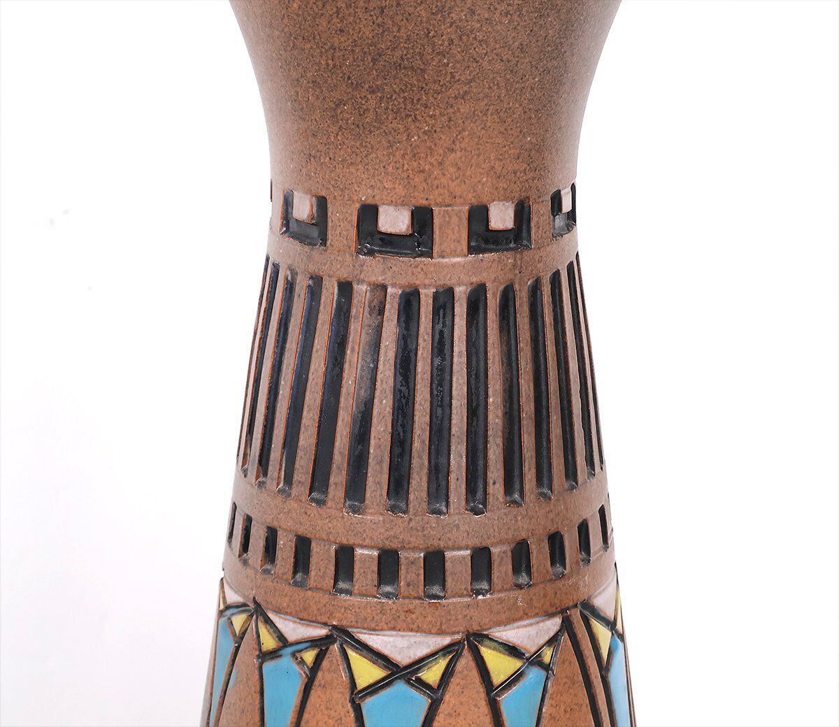 Vintage Ceramic Floor Lamp By M. Zawadzki For Tilgmans Sweden, 1965 photo vintage