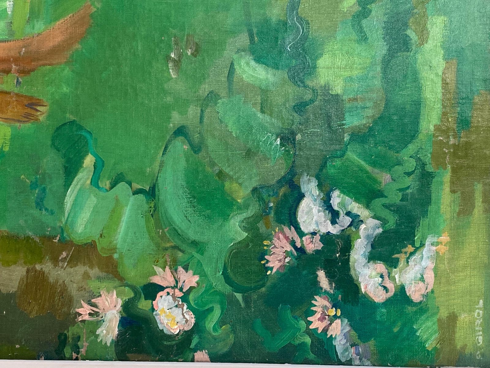 Paul Girol (1911 1989)paul Girol Large Oil On Canvas 1955 photo for sale