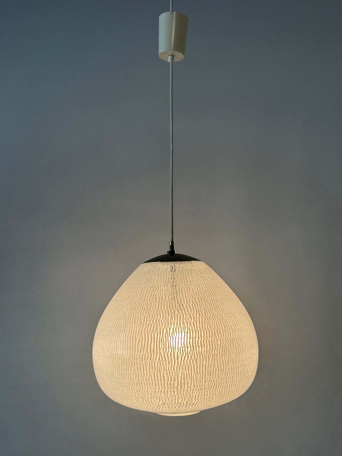 Rare & Elegant Mid Century Modern Pendant Lamp By Peill & Putzler Germany 1950s photo Lighting