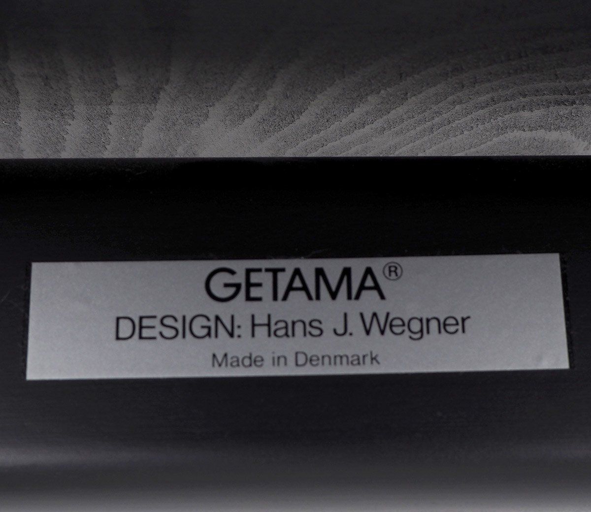 989.0 Black Butterfly Lounge Chair By Hans J. Wegner For Getama, 1970s photo