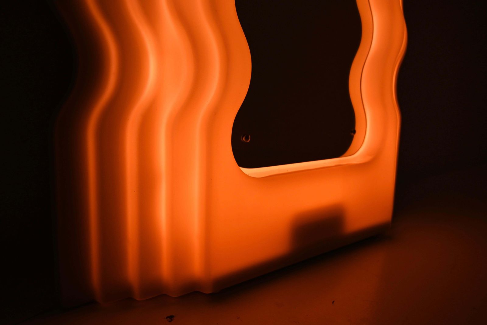 18443.0 Mirror "Ultrafragola" By Ettore Sottsass For Poltronova, 1970s, 1st Edition photo