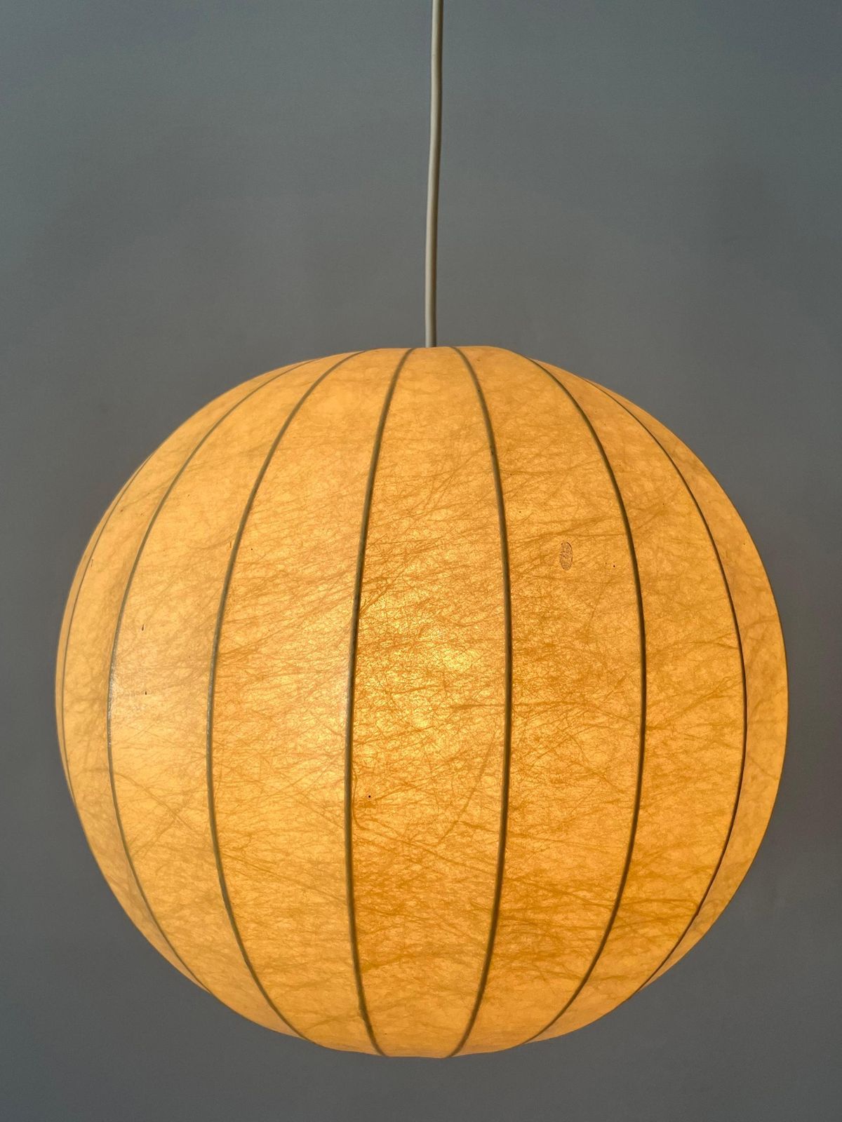 photo for sale Amazing Mid Century Goldkant Cocoon Pendant Lamp Or Hanging Light Germany 1960s