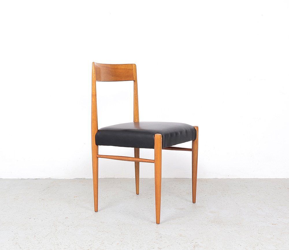 Wooden Dining Chairs From Lübke, 1960s, Set Of 4 photo 1348.0
