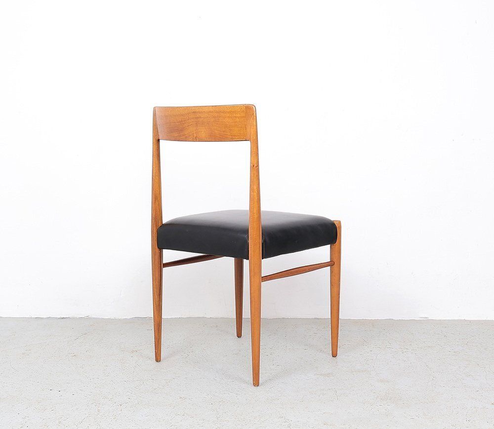 Wooden Dining Chairs From Lübke, 1960s, Set Of 4 photo buy