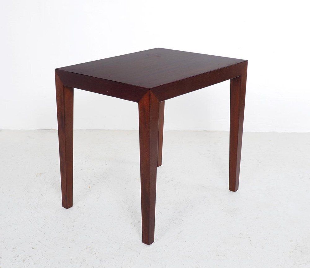 Mahogany Nesting Tables By Severin Hansen For Haslev Møbelsnedkeri, 1960s, Set Of 3 photo buy