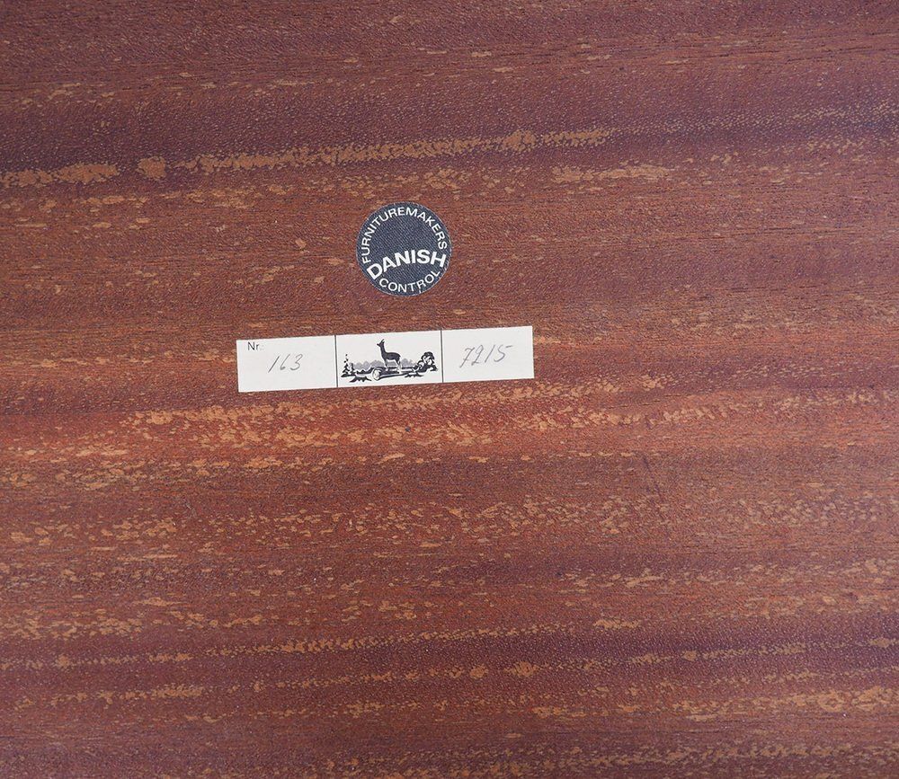1036.0 Mahogany Nesting Tables By Severin Hansen For Haslev Møbelsnedkeri, 1960s, Set Of 3 photo