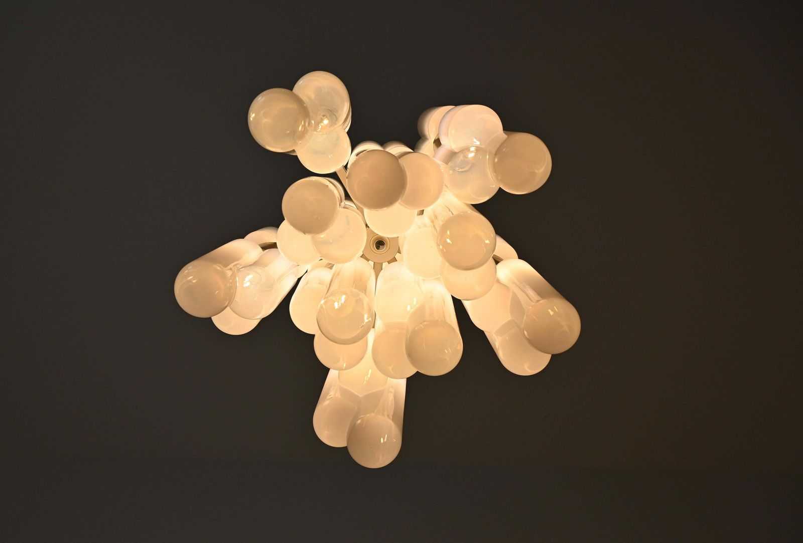 "Torpedo" Hanging Lamp By Carlo Nason For Mazzega, 1960s photo buy
