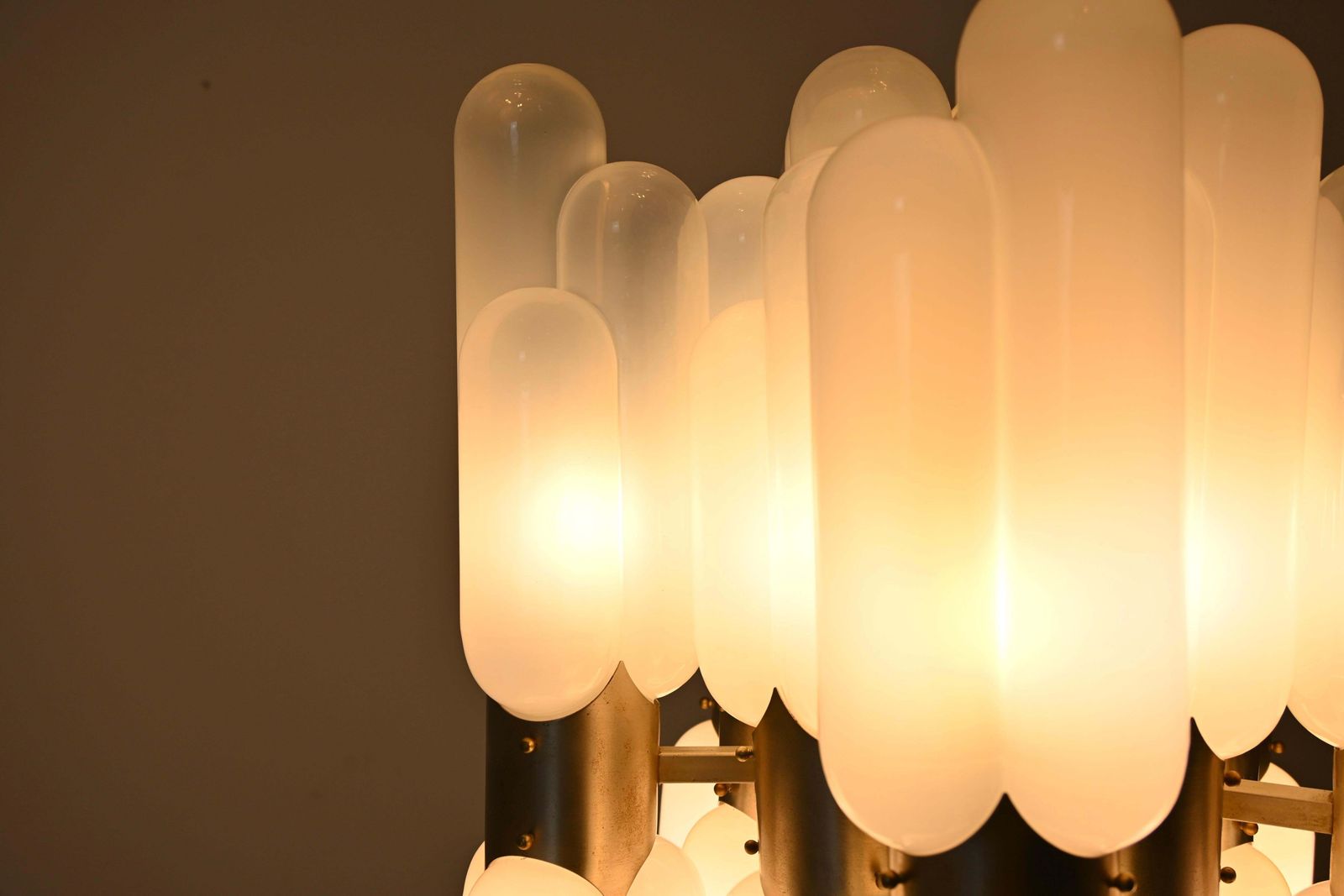 photo for sale "Torpedo" Hanging Lamp By Carlo Nason For Mazzega, 1960s