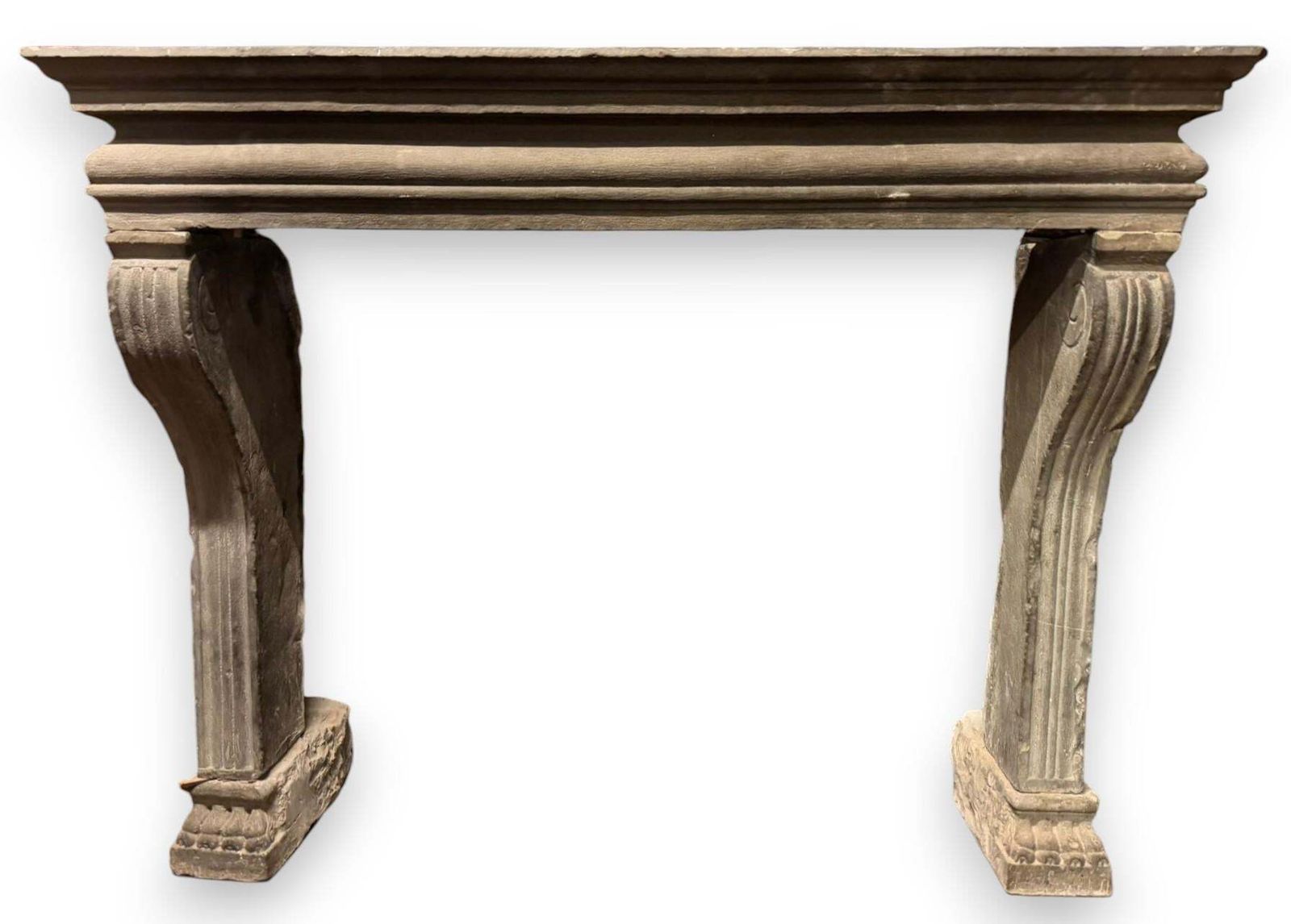 Majestic And Large Chimney Mantle  In Pietra Serena, Italy photo furniture