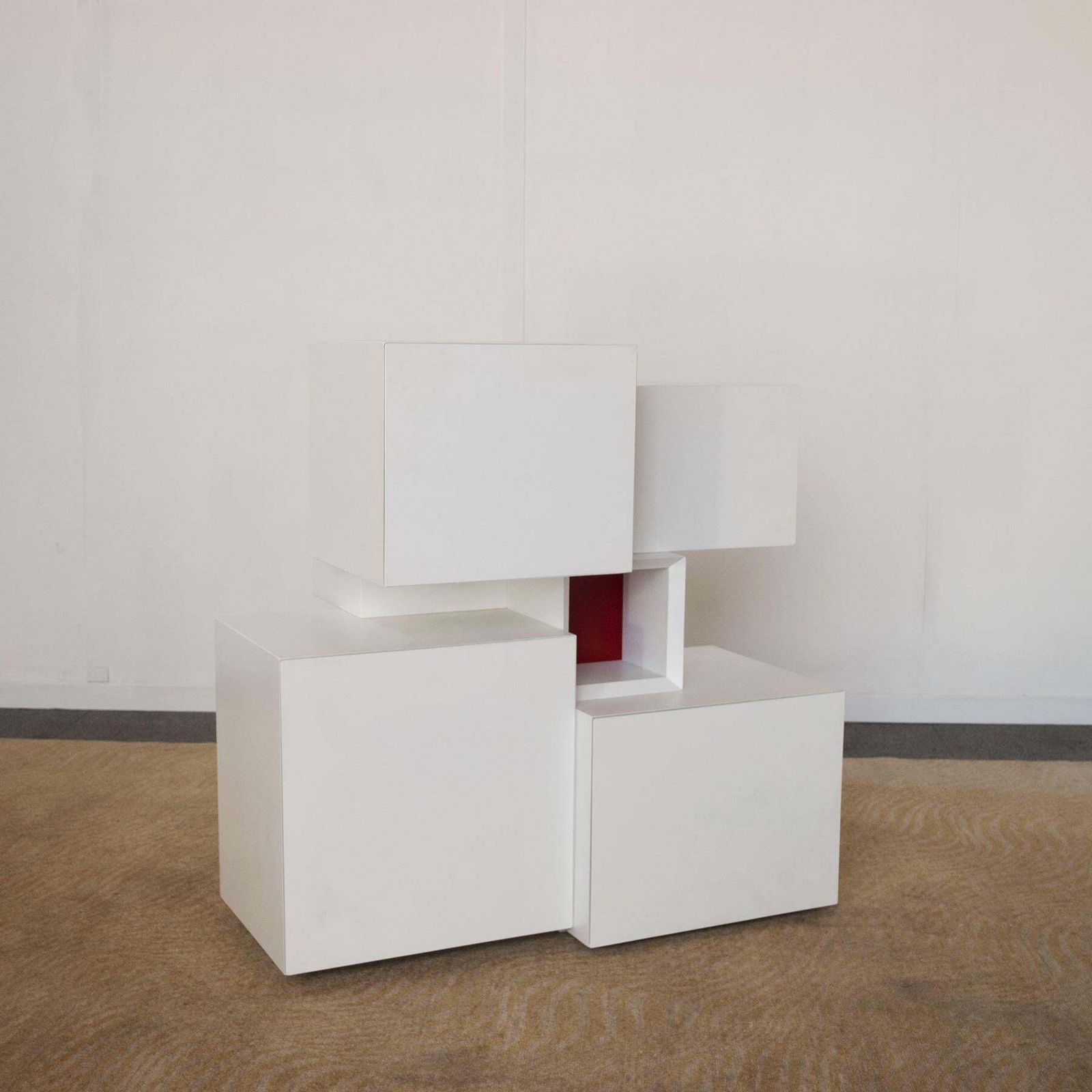 Furniture Ludovico Acerbis In The Style Storage Cabinet Late 1960s photo