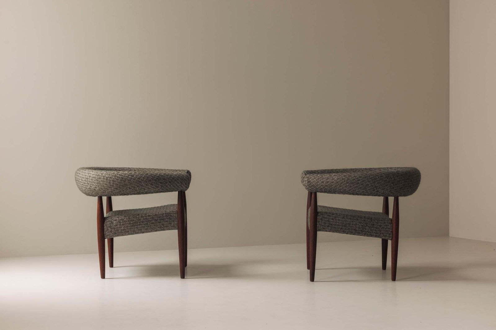 Very Rare Set Of 'Ring Chairs' By Nanna And Jørgen Ditzel, Denmark 1958 photo buy