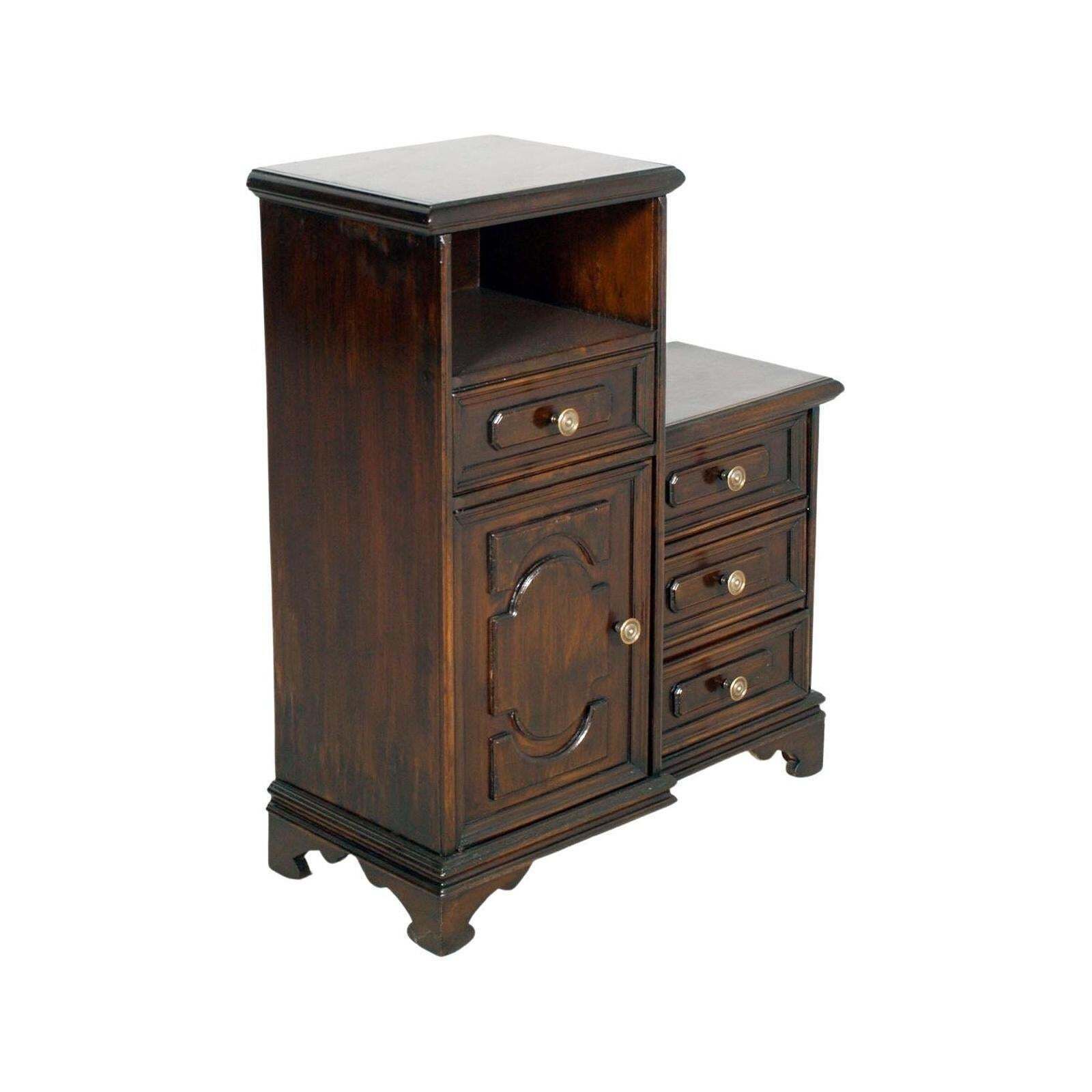 Italian Renaissance Style Entrance Cabinet, Walnut, 1960s photo 3119.0