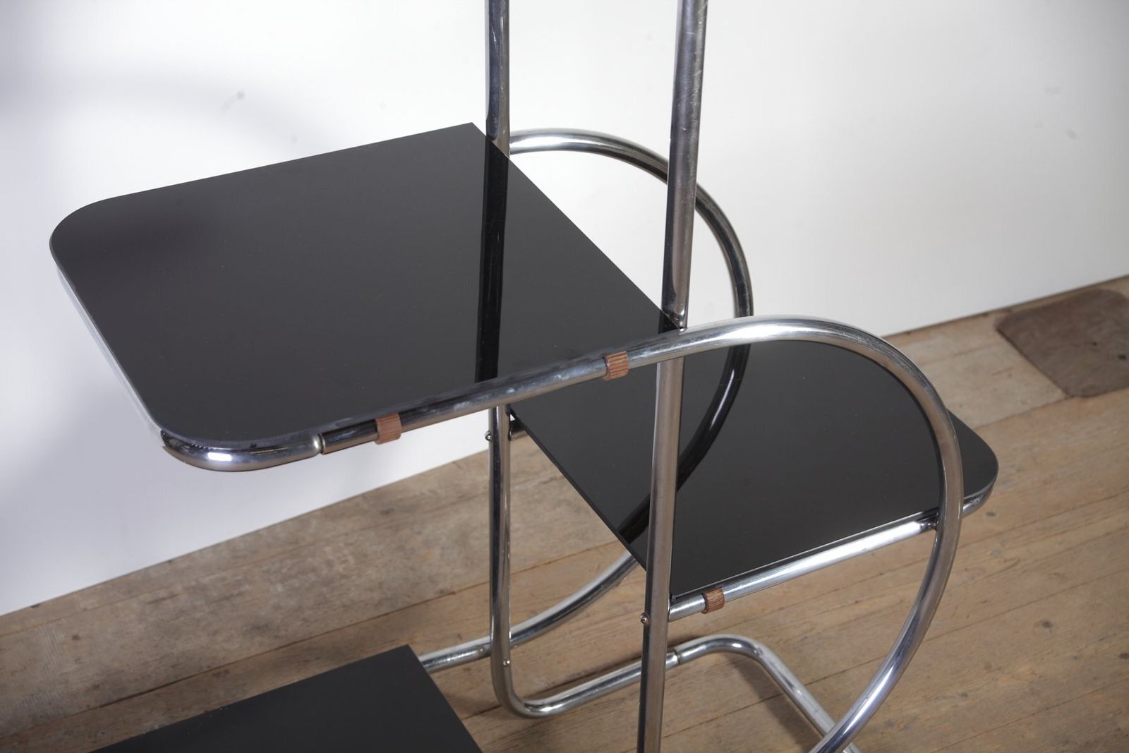 Tubular Chrome Flower Stand By Hynek Gottwald, 1940s photo Home Decor