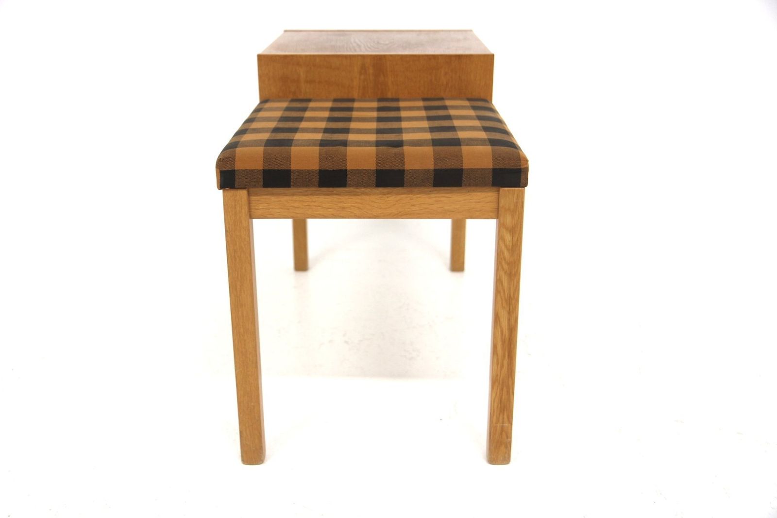 Scandinavian Oak Telephone Bench, 1960 photo furniture
