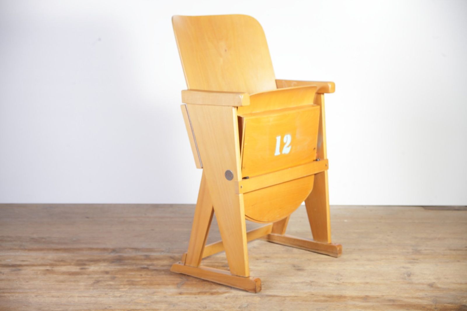 Vintage Cinema Bench From Ton, 1960s photo for sale
