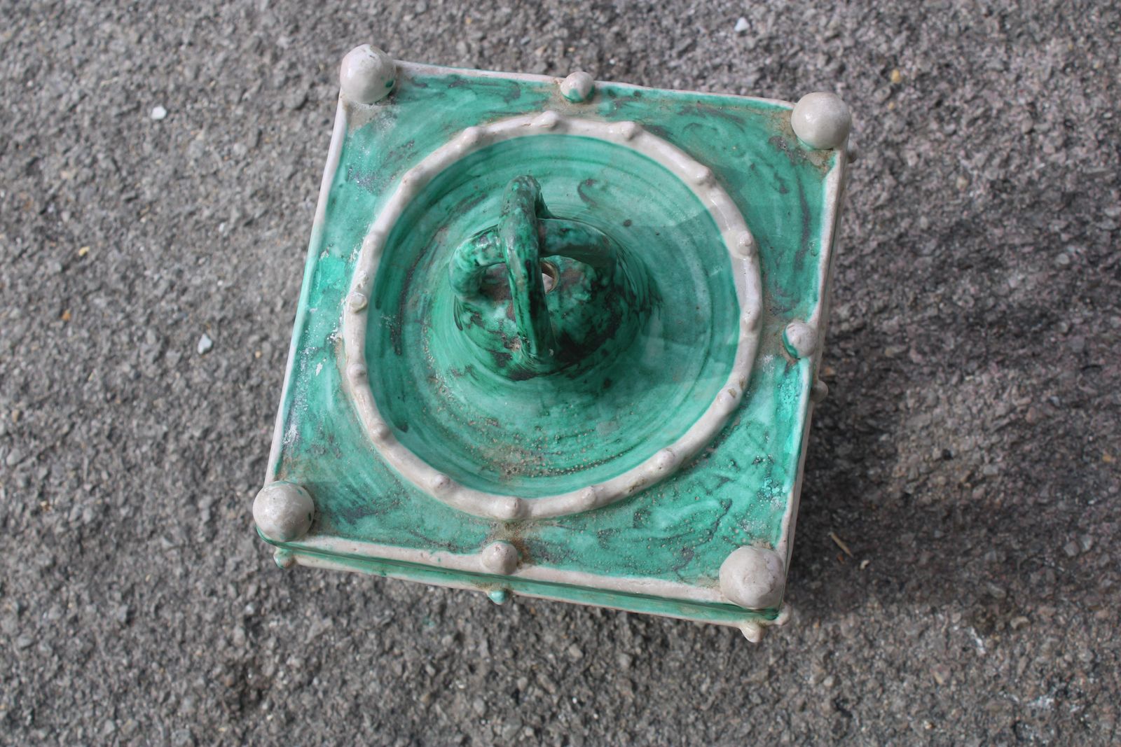 photo furniture Lanterna In Ceramica Di Vietri In Ceramica Smaltata 1950s