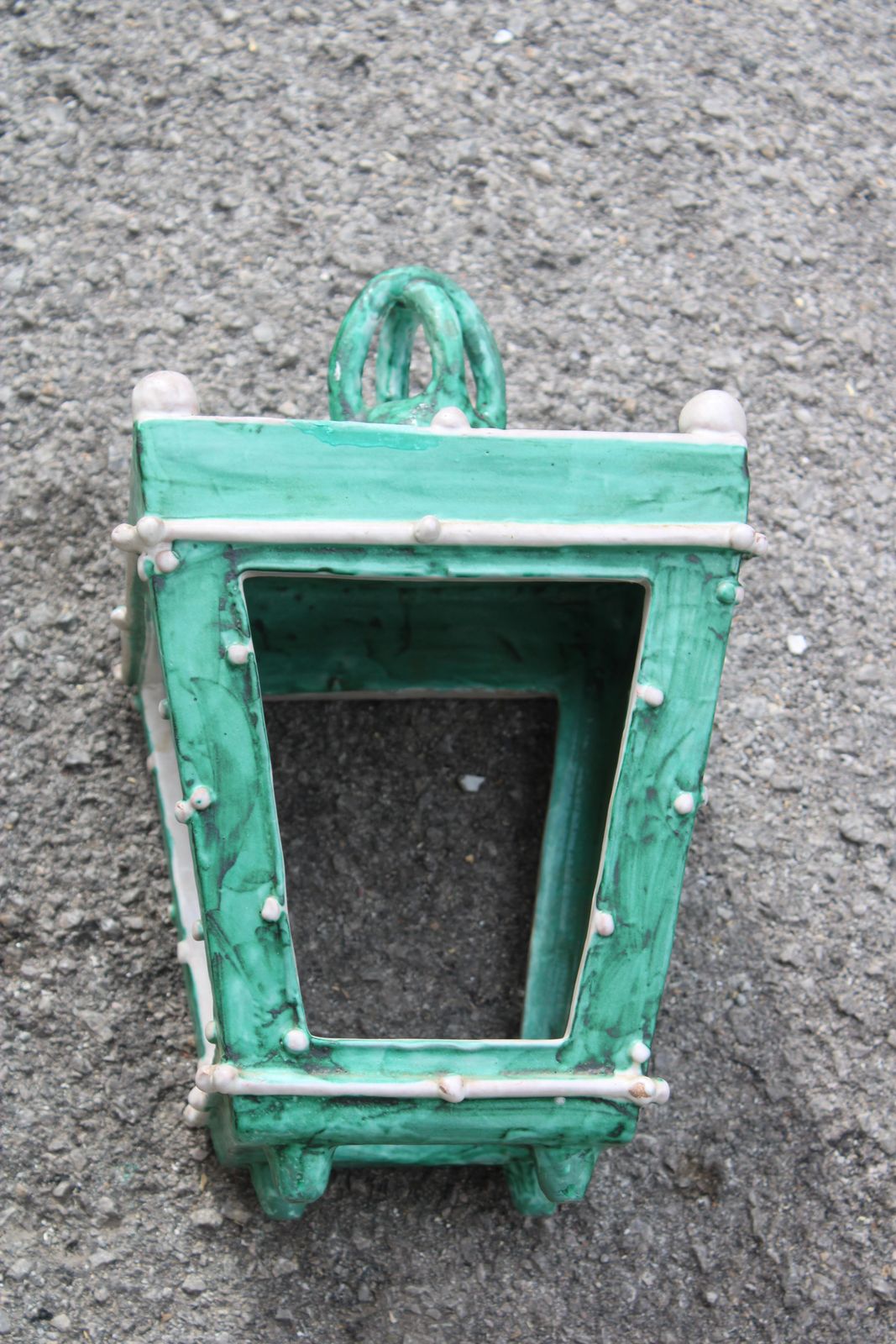 photo for sale Lanterna In Ceramica Di Vietri In Ceramica Smaltata 1950s
