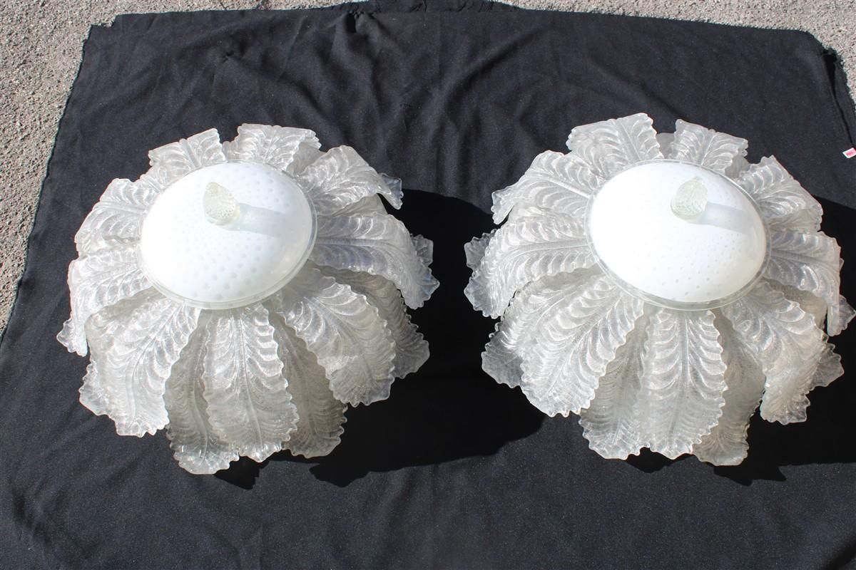 photo furniture Coppia Di Eleganti Plafoniere Seguso Murano Vetri D'arte 1960s