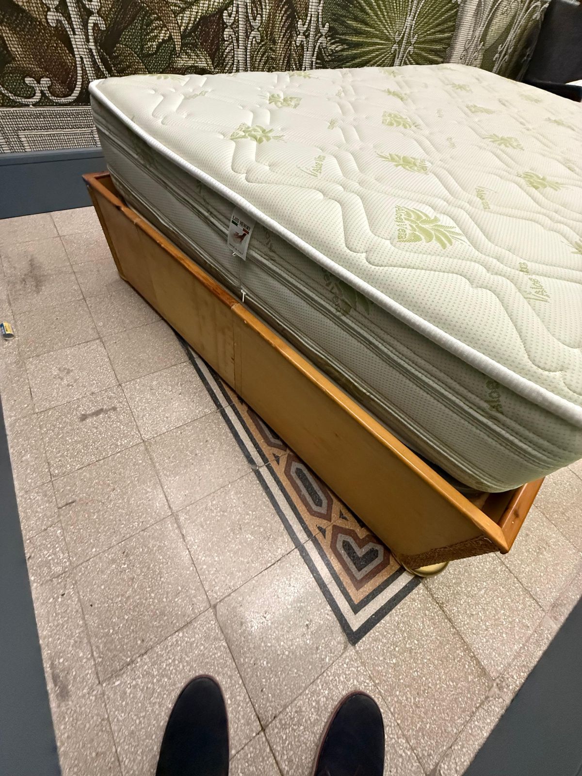 Bamboo And Brass One And A Half French Bed 1970 Italy photo Furniture