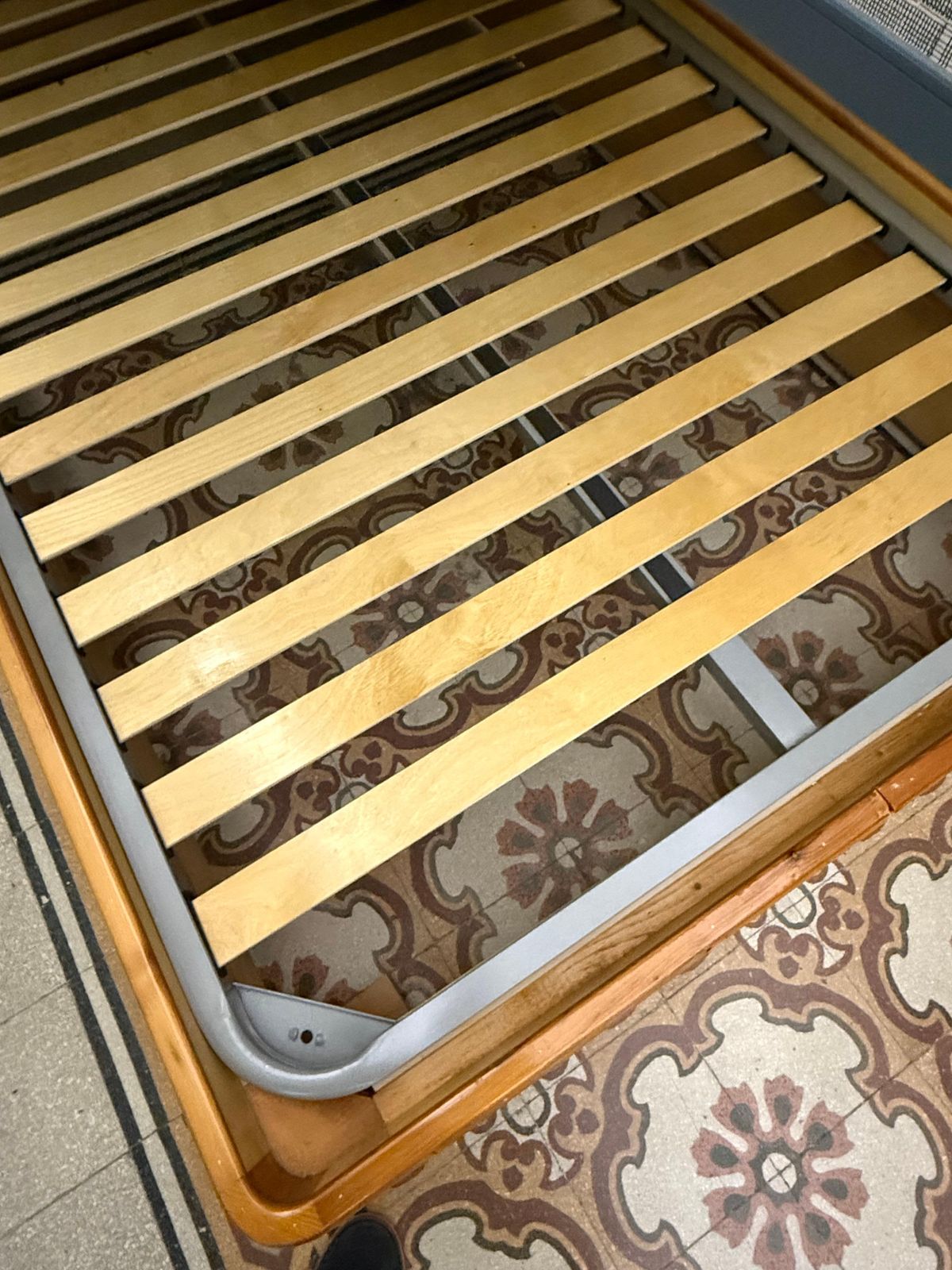photo furniture Bamboo And Brass One And A Half French Bed 1970 Italy