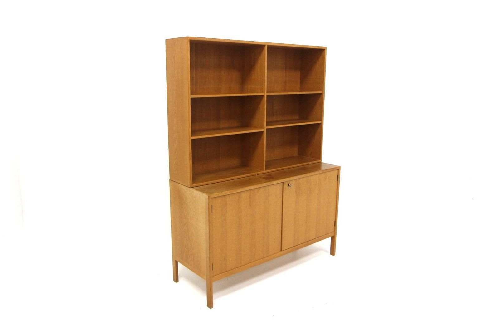 Vintage Scandinavian Oak Bookcase, 1960