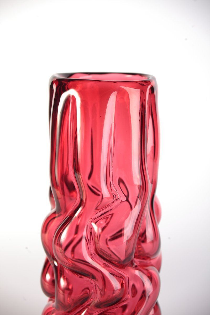 Czech Glass Vase By Pavel Hlava For Crystalex Novy Bor, 1960s photo furniture