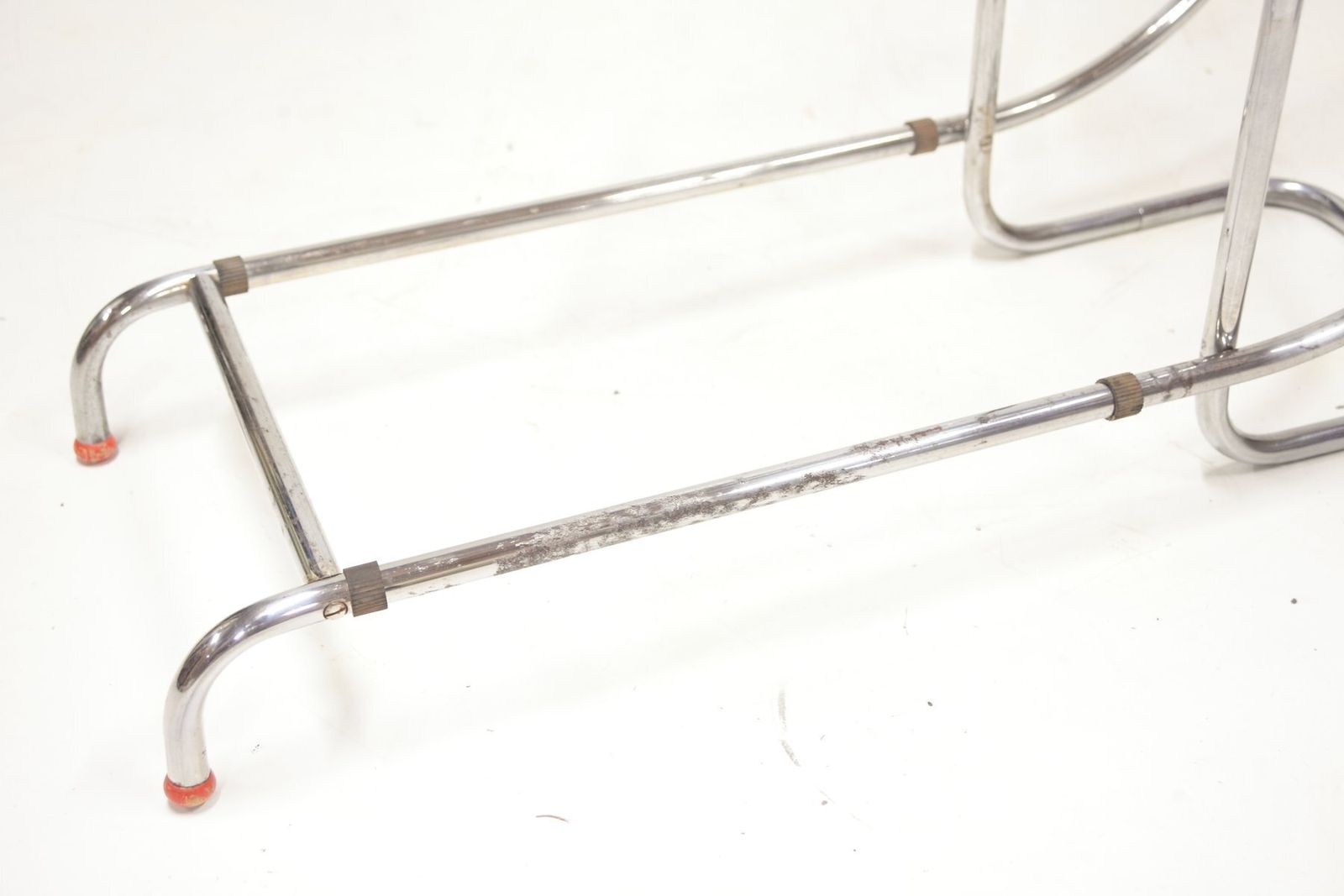 Tubular Chrome Flower Stand Or Etagere By Hynek Gottwald, 1940s photo vintage