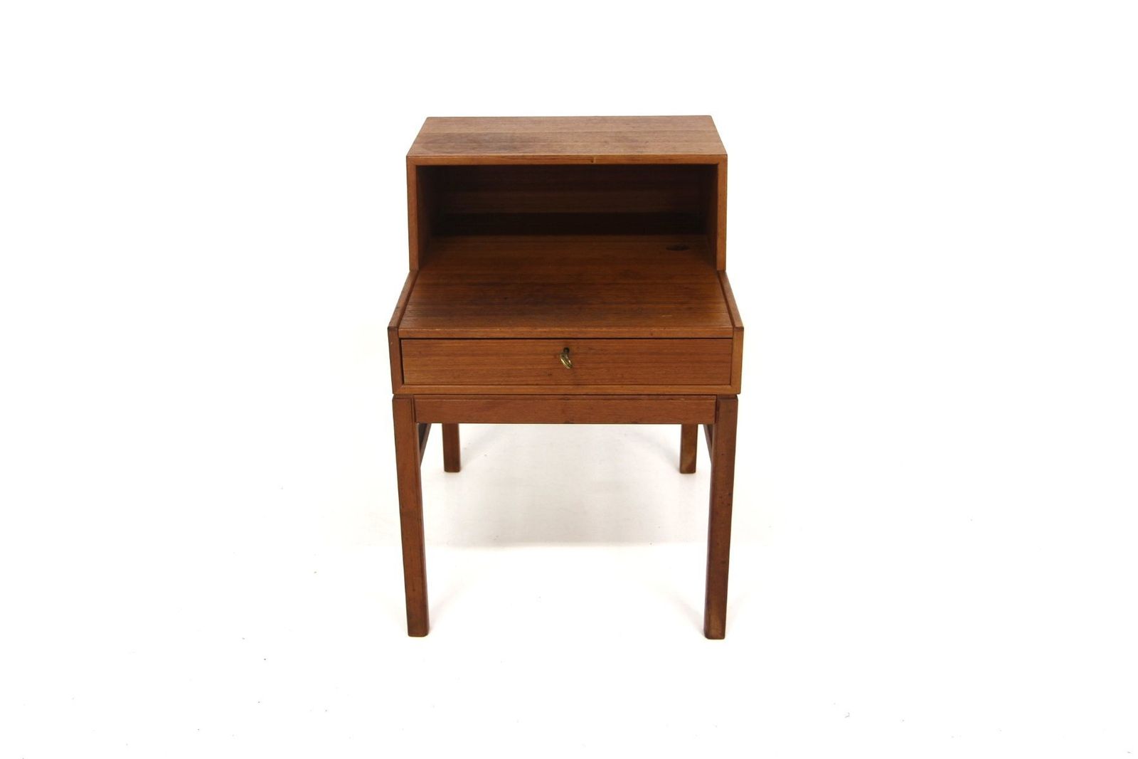 Teak Casino Bedside Table By Sven Engström & Gunnar Myrstrand For Tingströms, Sweden, 1960s photo furniture