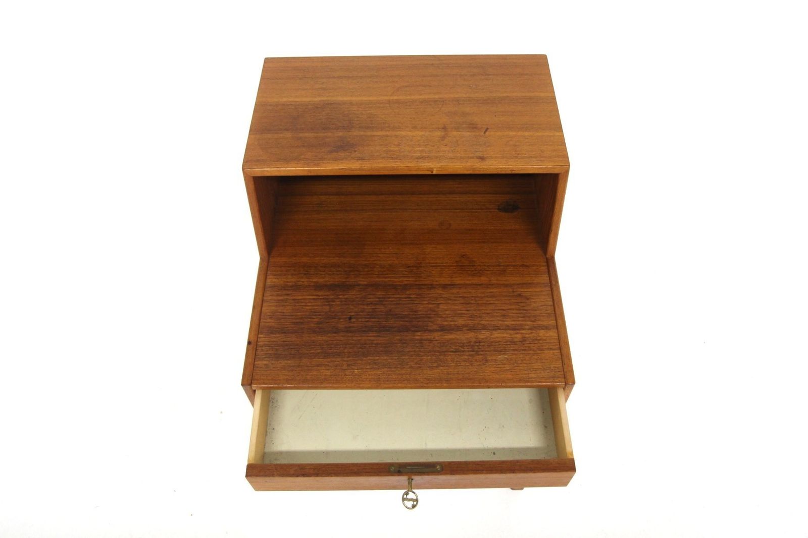 Teak Casino Bedside Table By Sven Engström & Gunnar Myrstrand For Tingströms, Sweden, 1960s photo Furniture