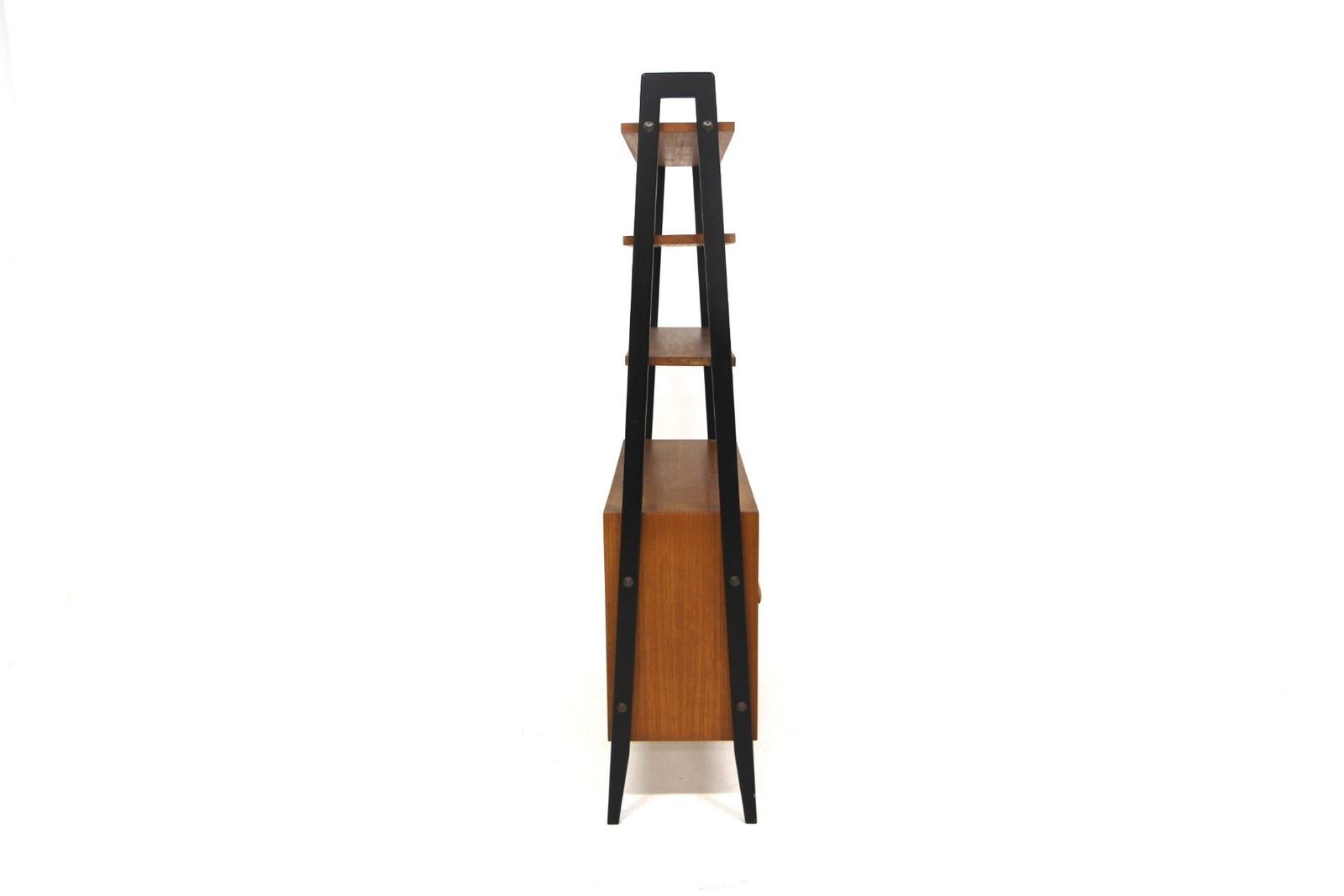 Scandinavian Teak Tema Bookcase By Gillis Lundgren For Möbel Ikea, Sweden, 1960s photo for sale