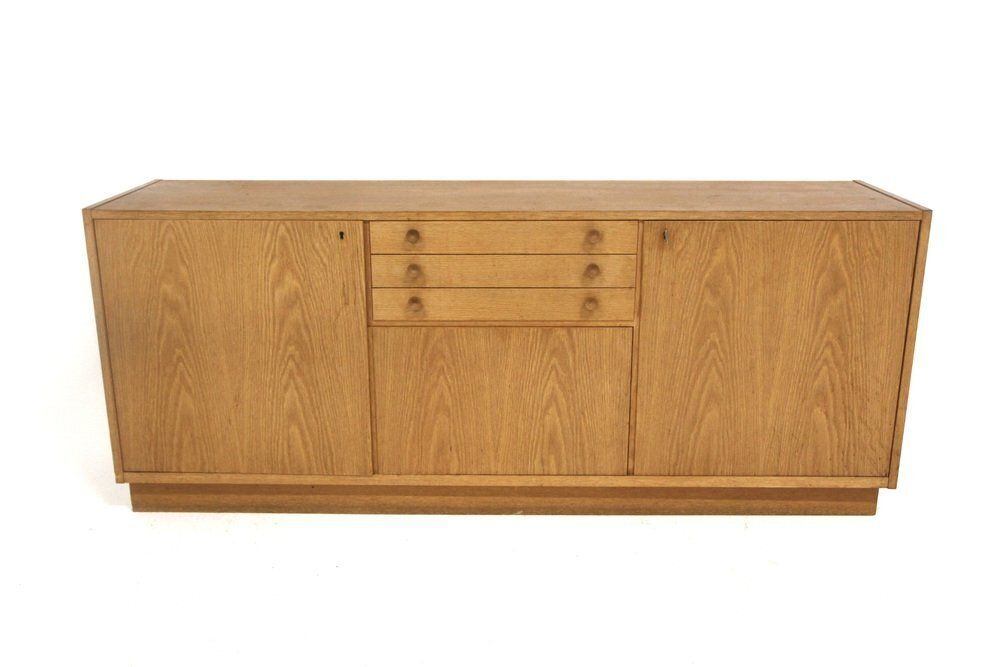 Scandinavian Oak Sideboard, Sweden, 1960s