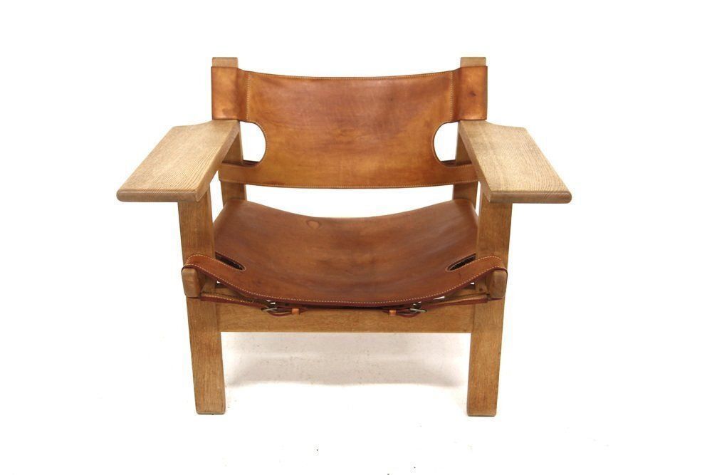 Scandinavian Model 2226 Spanish Chair By Børge Mogensen For Fredericia, Denmark, 1960s photo Furniture