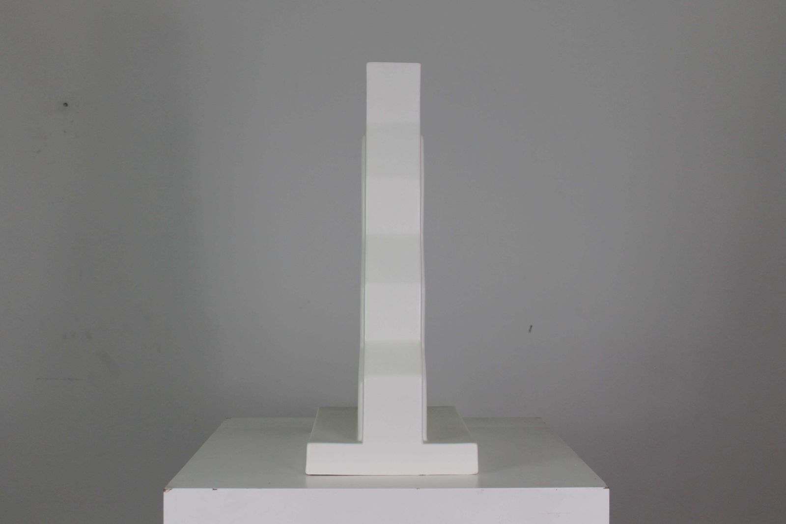 Ettore Sottsass Y23 Vase In White Enameled Ceramic Yantra Series Poltronova 70s photo buy