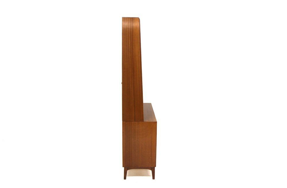 Scandinavian Mahogany Bookcase From Johannesborgs Möbelfabriks Ab, Sweden, 1940 photo for sale