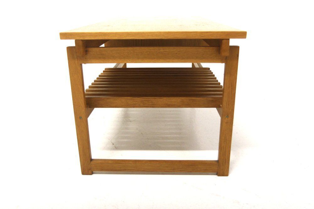 Scandinavian Petita Bench In Oak By Jørgen Maahr & Otto Nielsen For Ikea, Sweden, 1960s photo 651.0