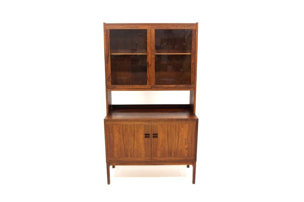Cabinet With Shelves In Rosewood, Sweden, 1960s photo furniture