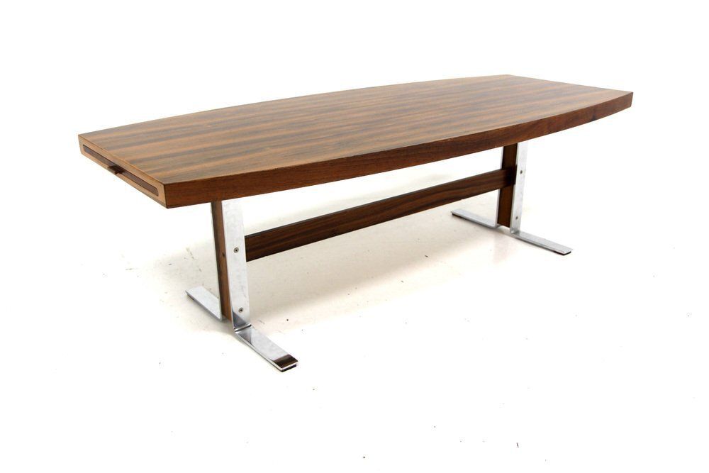 Model F115 Coffee Table In Rosewood By Johannes Andersen For Ab Trensums Fåtöljfabrik, Denmark, 1960s