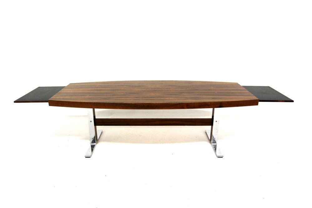 Model F115 Coffee Table In Rosewood By Johannes Andersen For Ab Trensums Fåtöljfabrik, Denmark, 1960s photo for sale