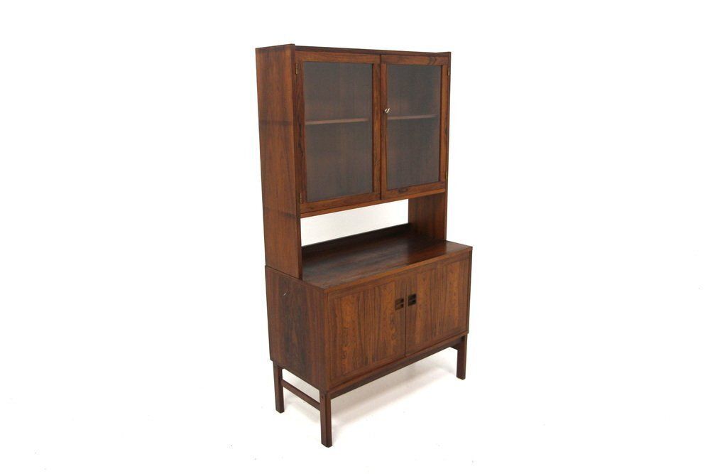 Cabinet With Shelves In Rosewood, Sweden, 1960s photo furniture