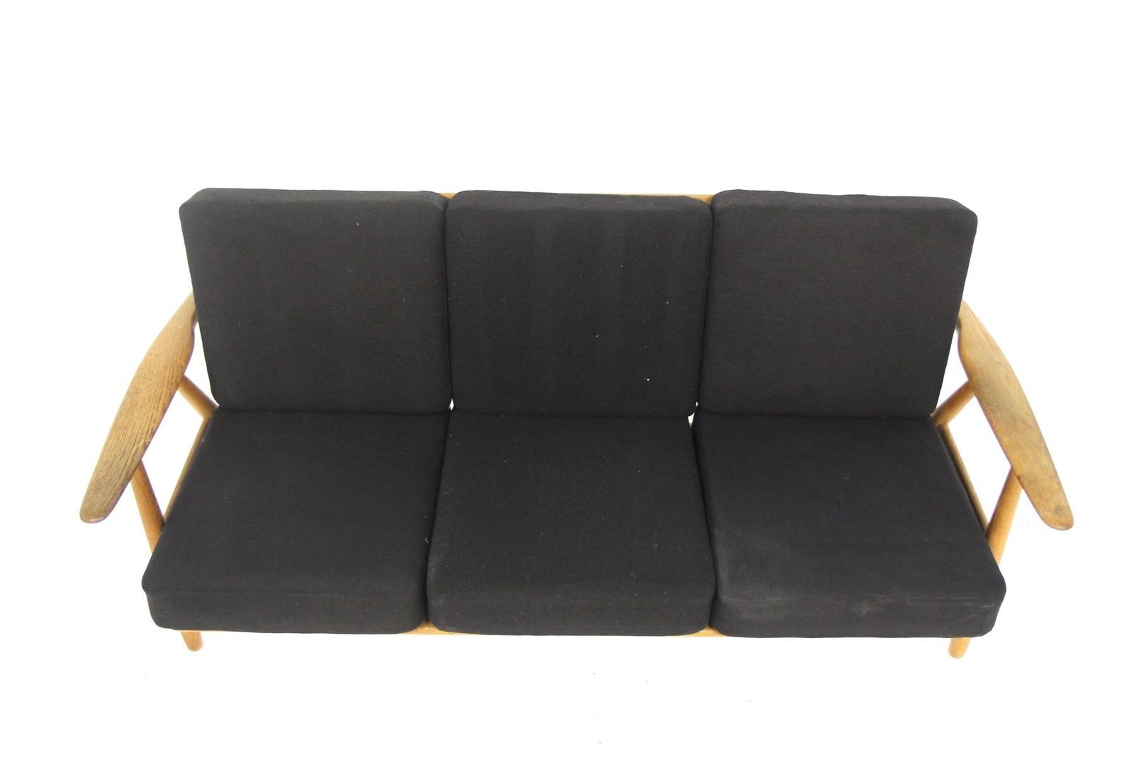 Scandinavian Cigar Chair Ge 240 3 Seater Sofa By Hans J. Wegner For Getama, Denmark, 1960s photo 3036.0
