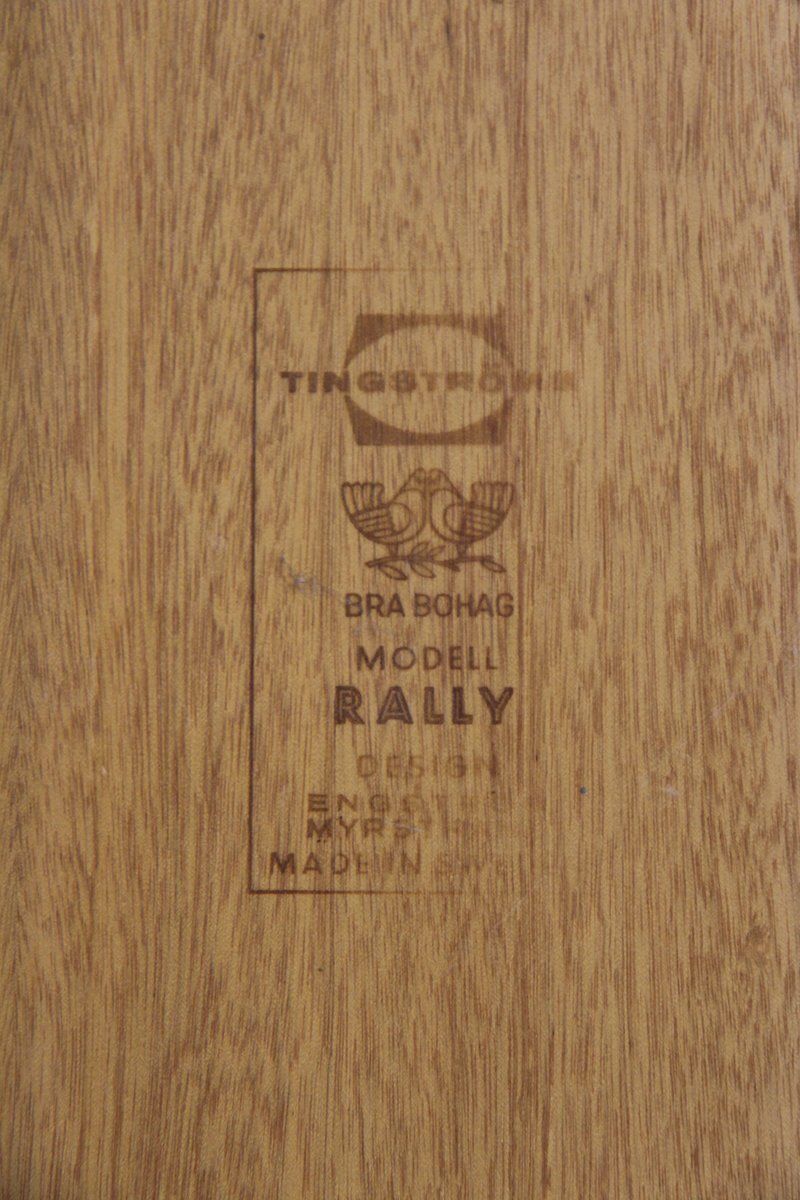 Rally Telephone Bench By Sven Engström & Gunnar Myrstrand For Bra Bohag, Sweden, 1960s photo vinterior