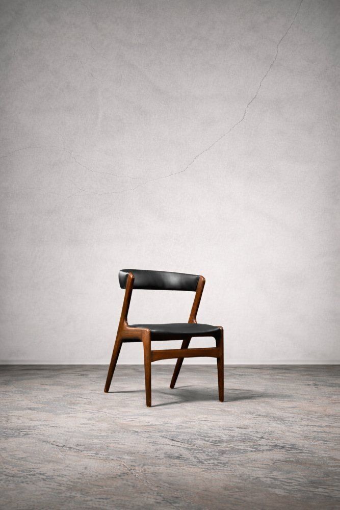 Mid Century Danish Modern Fire Office Chair In Teak, 1960s photo 849.0