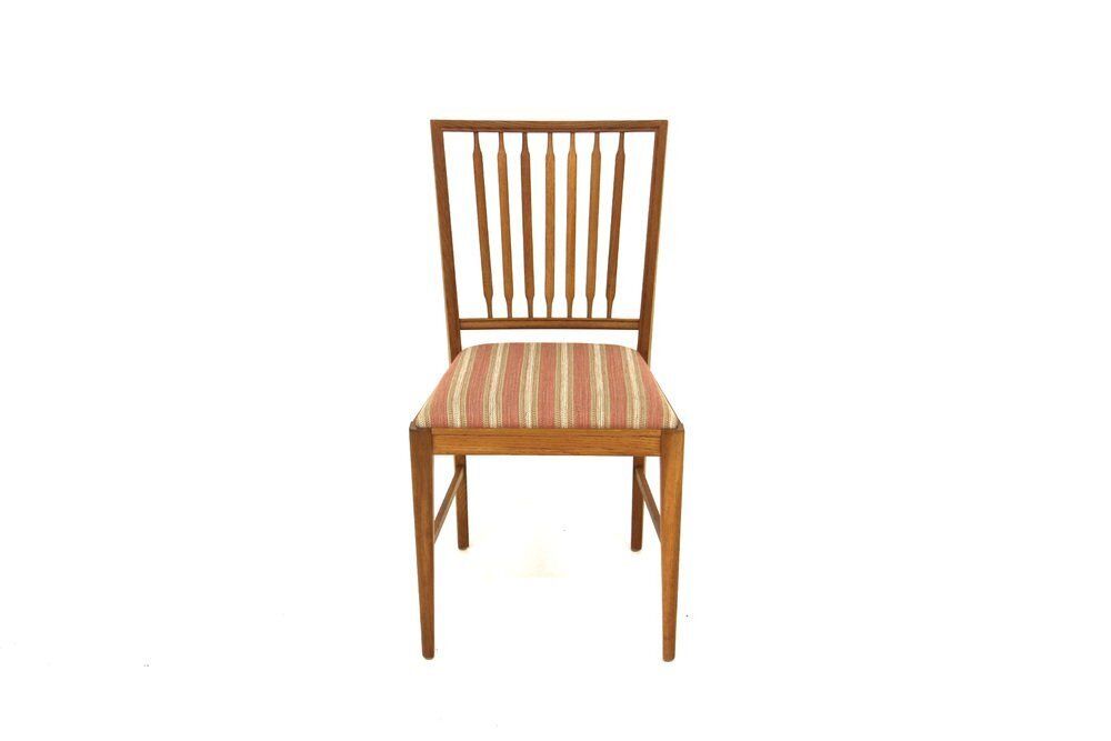 Vintage Scandinavian Oak Chairs, 1960, Set Of 4 photo for sale