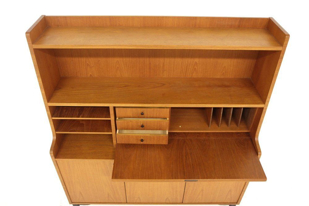 Scandinavian Secretaire In Teak, 1950 photo 1041.0