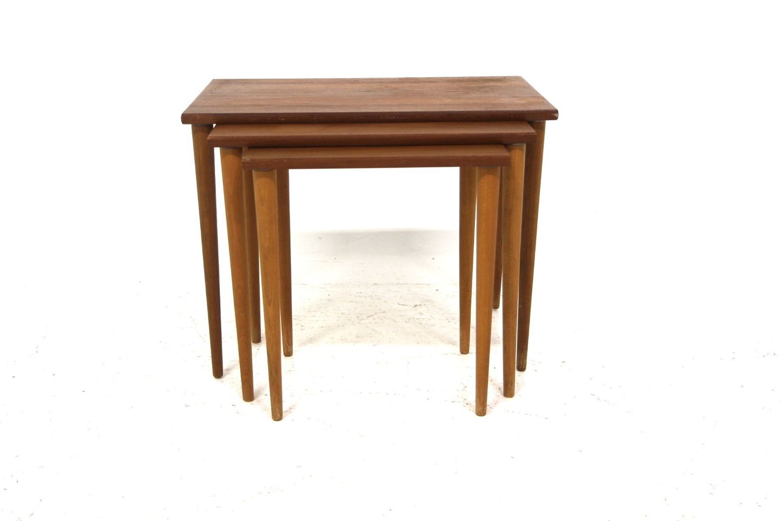 Scandinavian Nesting Tables In Teak, 1960, Set Of 2 photo for sale