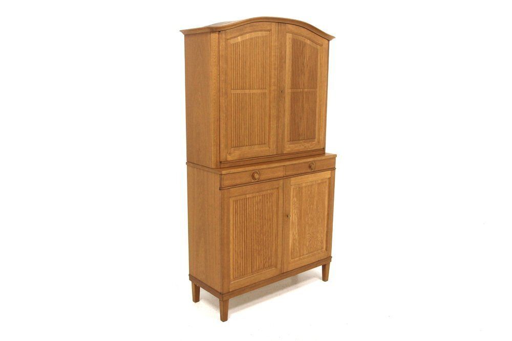 Scandinavian Oak Wardrobe By Carl Malmsten For Bodafors, 1960 photo Furniture