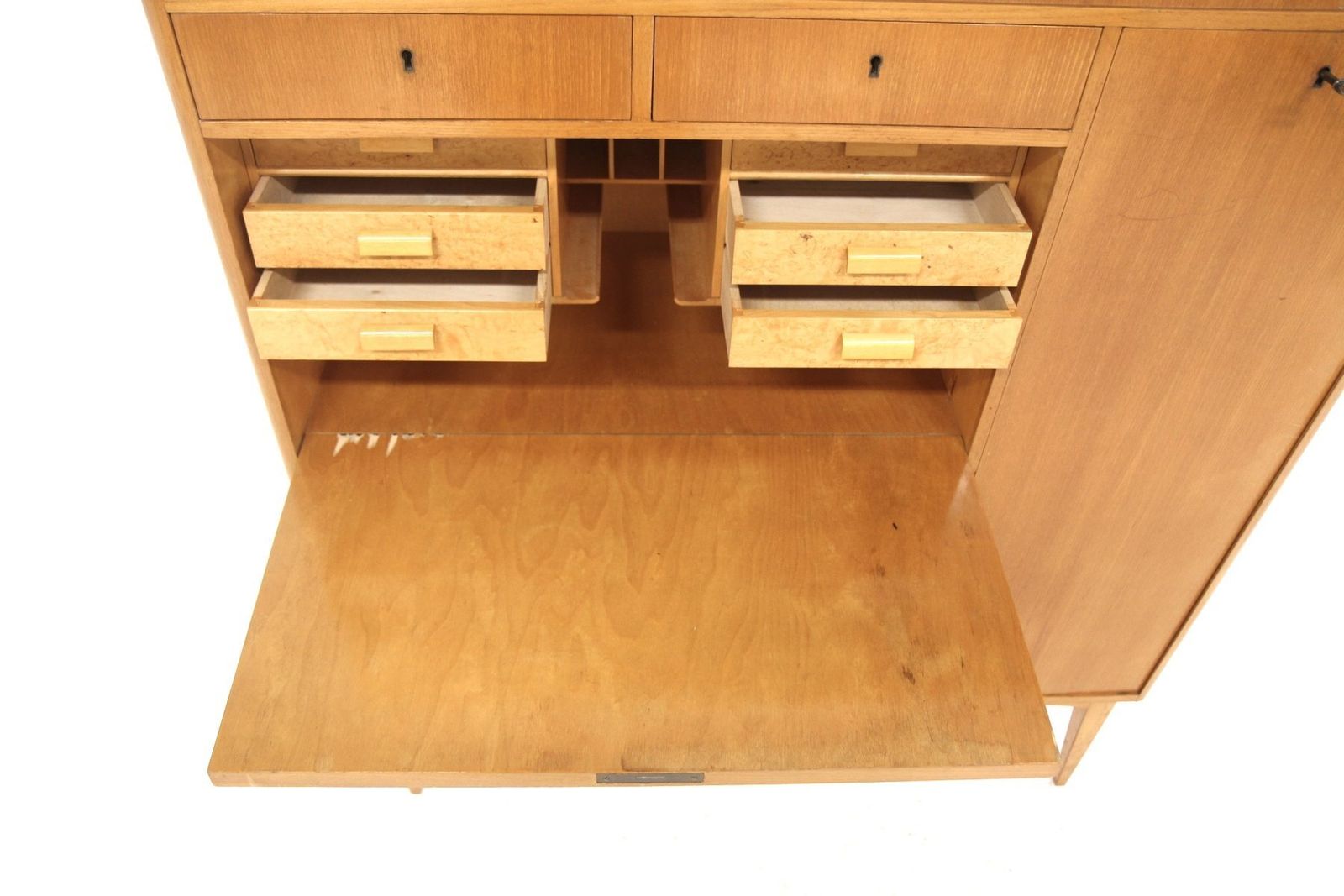 Vintage Scandinavian Elm Secretaire, 1940 photo buy