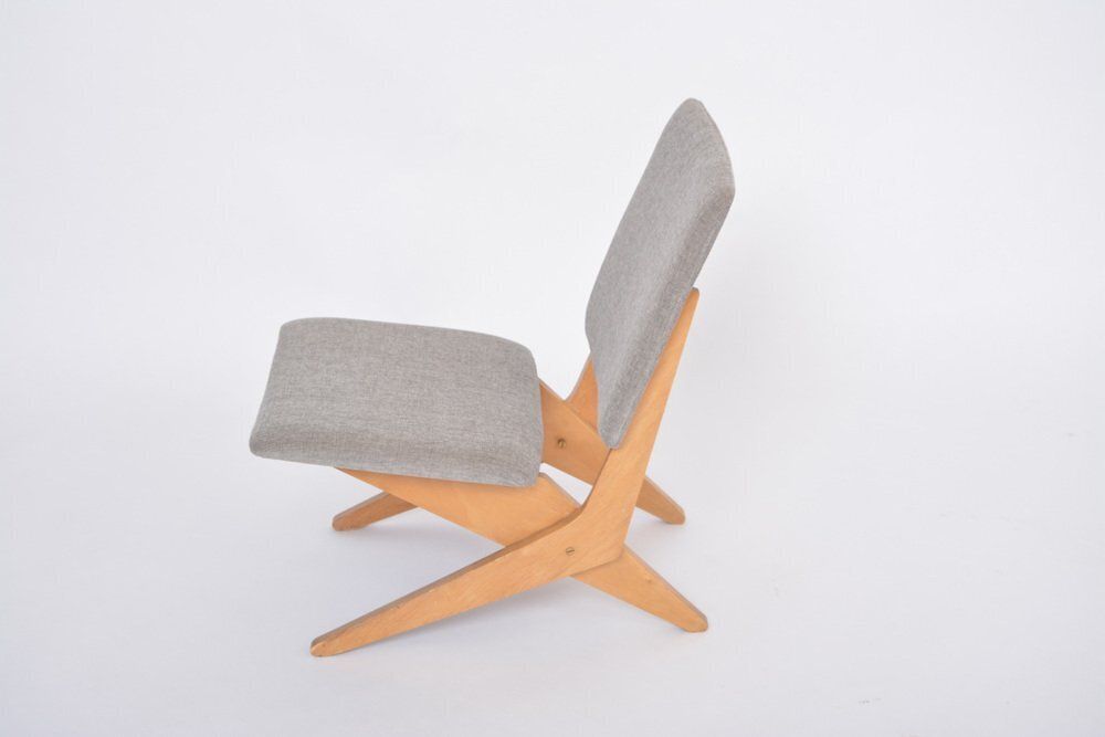 Vintage Fb18 Scissor Chair By Jan Van Grunsven For Pastoe, 1960s